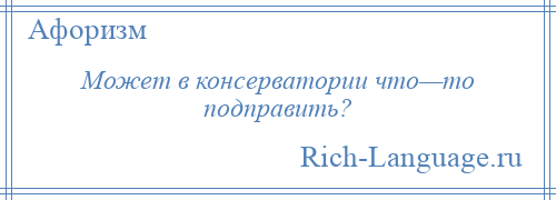 
    Может в консерватории что—то подправить?