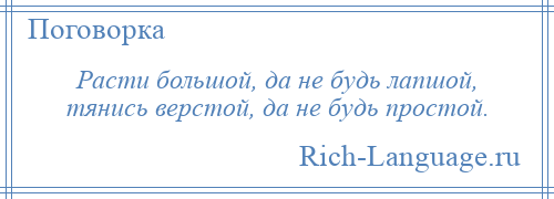 Расти большой не будь лапшой картинки