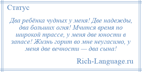 Два сына два крыла картинки